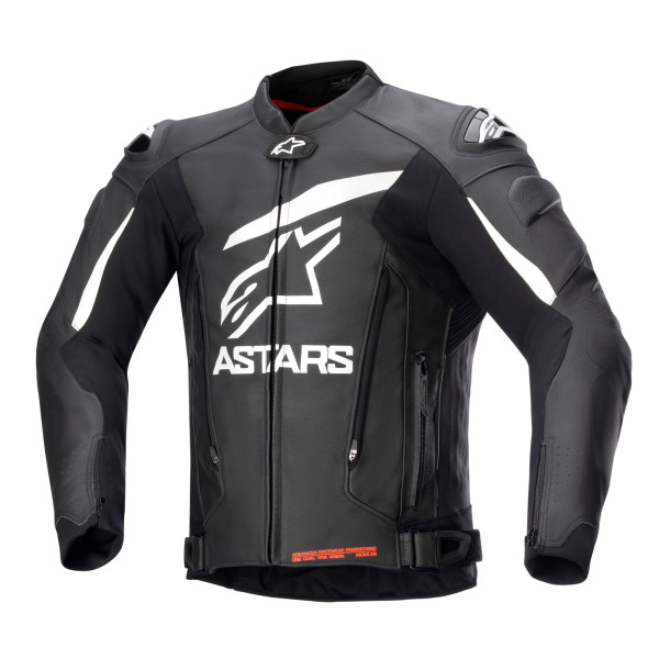Alpinestars GP PLUS V4 LEATHER JKT BLACK WHITE 50